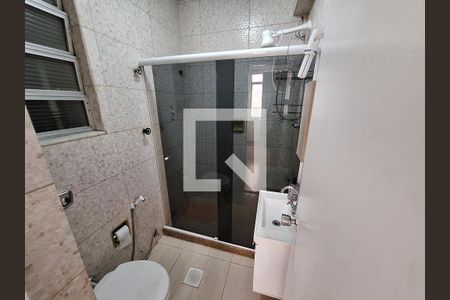 Banheiro da Suíte de apartamento à venda com 1 quarto, 46m² em Glória, Rio de Janeiro