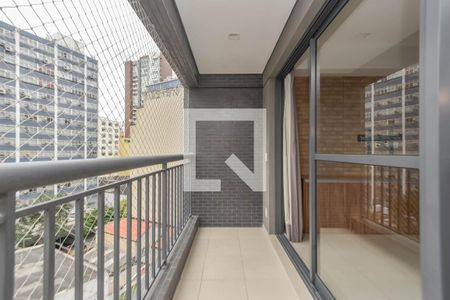 Varanda de kitnet/studio à venda com 1 quarto, 37m² em Bela Vista, São Paulo