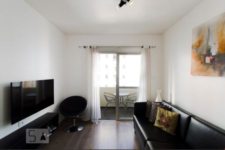 Sala de apartamento à venda com 1 quarto, 41m² em Morro dos Ingleses, São Paulo