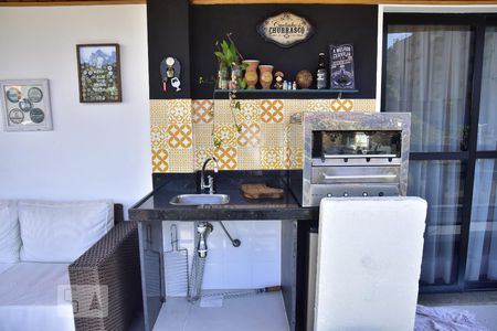 Varanda Gourmet  de apartamento à venda com 5 quartos, 240m² em Freguesia (jacarepaguá), Rio de Janeiro