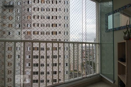 Varanda da Sala de apartamento para alugar com 2 quartos, 49m² em Parque Reboucas, São Paulo