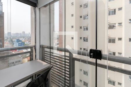 Varanda do Studio de kitnet/studio para alugar com 1 quarto, 65m² em Cidade Monções, São Paulo