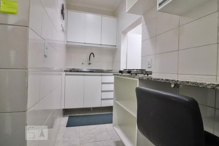 Cozinha de kitnet/studio para alugar com 1 quarto, 27m² em Jardim Paulista, São Paulo