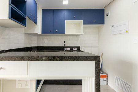 Cozinha de apartamento para alugar com 1 quarto, 25m² em Vila Campanela, São Paulo