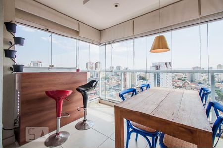 Varanda de apartamento à venda com 2 quartos, 60m² em Vila Dom Pedro I, São Paulo