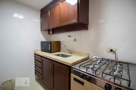 Cozinha de kitnet/studio à venda com 1 quarto, 34m² em Campos Elíseos, São Paulo