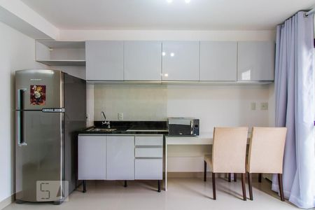 Cozinha de kitnet/studio à venda com 1 quarto, 26m² em Centro, São Paulo