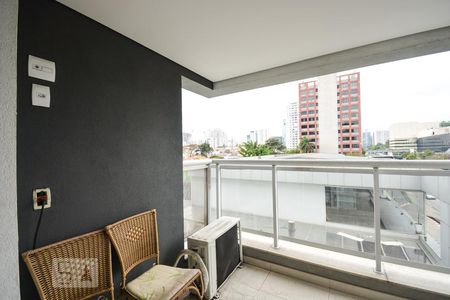 Varanda de apartamento à venda com 1 quarto, 45m² em Pinheiros, São Paulo