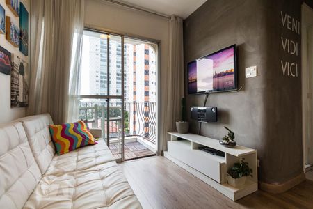 Sala de apartamento à venda com 1 quarto, 60m² em Vila Mascote, São Paulo