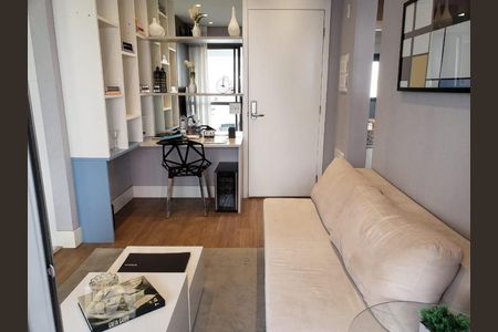 Sala de apartamento para alugar com 1 quarto, 38m² em Liberdade, São Paulo