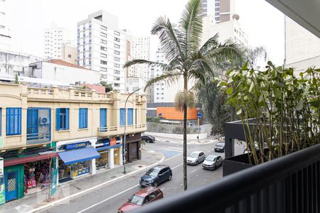 Vista da Varanda de kitnet/studio à venda com 1 quarto, 33m² em Vila Buarque, São Paulo