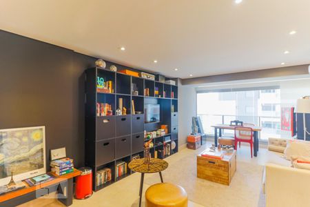 Sala de apartamento para alugar com 1 quarto, 63m² em Brooklin Paulista, São Paulo