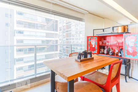 Varanda de apartamento para alugar com 1 quarto, 63m² em Brooklin Paulista, São Paulo