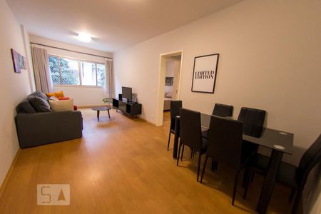 Sala de apartamento para alugar com 2 quartos, 65m² em Paraíso, São Paulo