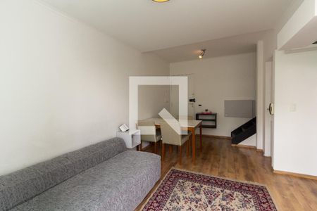 Sala de apartamento para alugar com 1 quarto, 60m² em Vila Nova Conceição, São Paulo