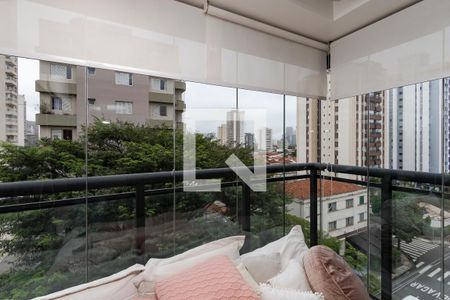 Varanda de apartamento à venda com 1 quarto, 41m² em Cidade Monções, São Paulo