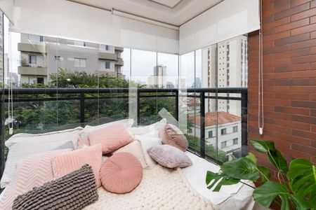 Varanda de apartamento à venda com 1 quarto, 41m² em Cidade Monções, São Paulo