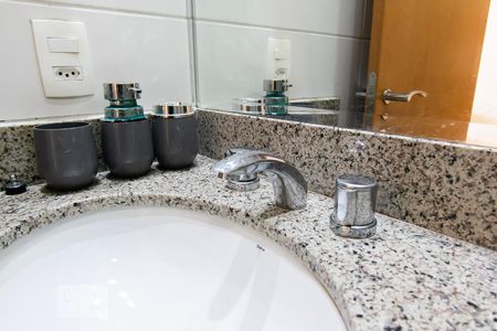 Pia do Banheiro de apartamento para alugar com 1 quarto, 44m² em Norte (águas Claras), Brasília