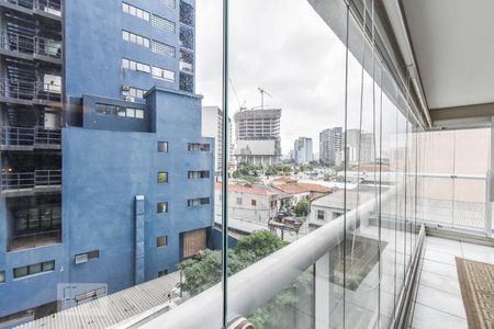 Varanda de apartamento à venda com 1 quarto, 57m² em Pinheiros, São Paulo