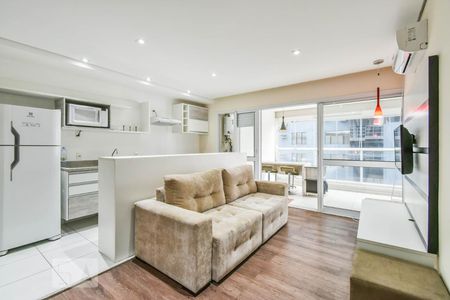 Sala de apartamento à venda com 1 quarto, 57m² em Pinheiros, São Paulo