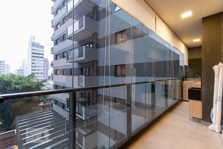 Varanda de apartamento para alugar com 1 quarto, 55m² em Pinheiros, São Paulo
