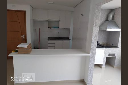 Cozinha de apartamento para alugar com 3 quartos, 88m² em Campestre, Santo André