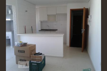 Sala de apartamento para alugar com 3 quartos, 88m² em Campestre, Santo André