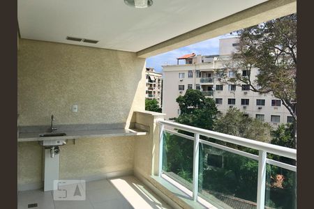 Varanda gourmet de apartamento para alugar com 2 quartos, 72m² em Pechincha, Rio de Janeiro
