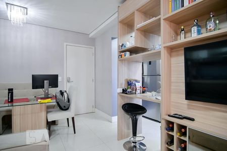 Sala de apartamento à venda com 1 quarto, 50m² em Jardim Santo Amaro, São Paulo