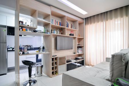 Sala de apartamento à venda com 1 quarto, 50m² em Jardim Santo Amaro, São Paulo