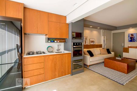 Varanda de apartamento à venda com 1 quarto, 57m² em Pinheiros, São Paulo