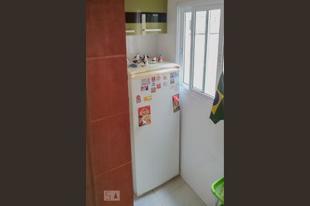 Sala e Cozinha de apartamento à venda com 2 quartos, 51m² em Vila Príncipe de Gales, Santo André