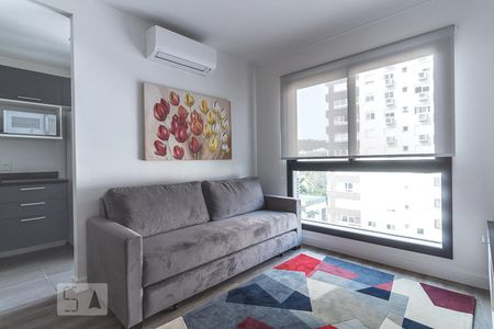 Sala de apartamento para alugar com 1 quarto, 42m² em Azenha, Porto Alegre