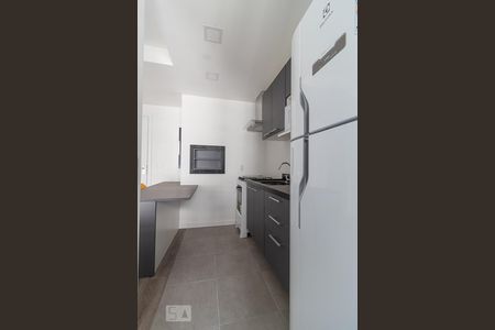 Cozinha de apartamento para alugar com 1 quarto, 42m² em Azenha, Porto Alegre