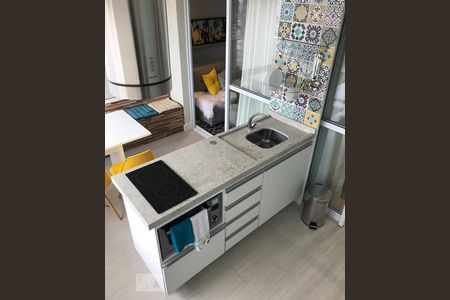 Cozinha de apartamento à venda com 1 quarto, 42m² em Vila Dom Pedro I, São Paulo