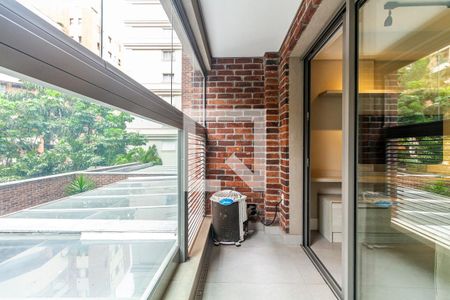 Varanda de apartamento para alugar com 1 quarto, 35m² em Jardim Paulista, São Paulo