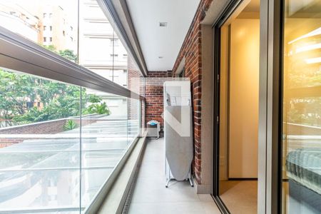 Varanda de apartamento para alugar com 1 quarto, 35m² em Jardim Paulista, São Paulo