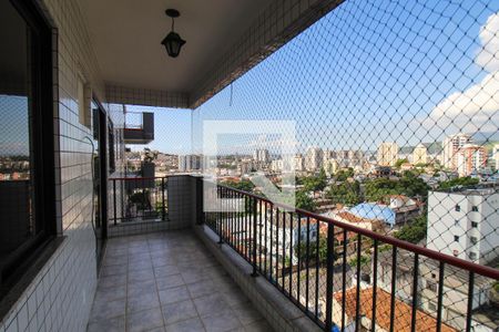 Varanda da Sala de apartamento à venda com 5 quartos, 190m² em Cachambi, Rio de Janeiro