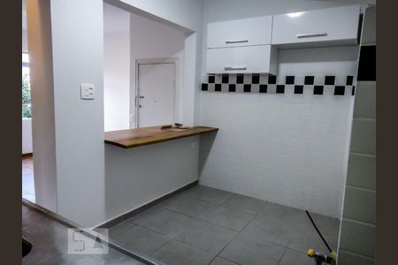 Cozinha de apartamento para alugar com 1 quarto, 48m² em Perdizes, São Paulo