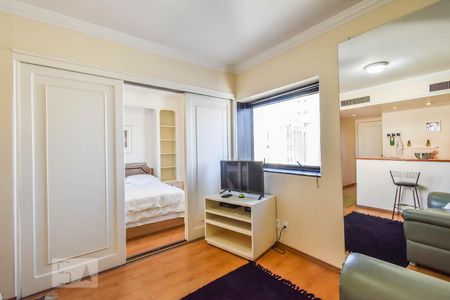 Sala de apartamento à venda com 1 quarto, 35m² em Jardim Paulista, São Paulo