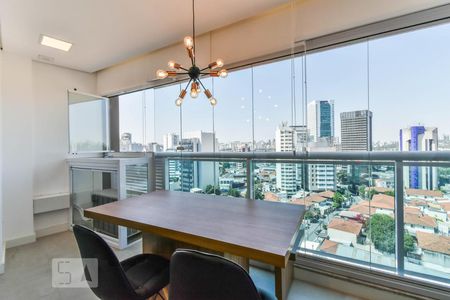 Varanda de apartamento para alugar com 1 quarto, 37m² em Pinheiros, São Paulo