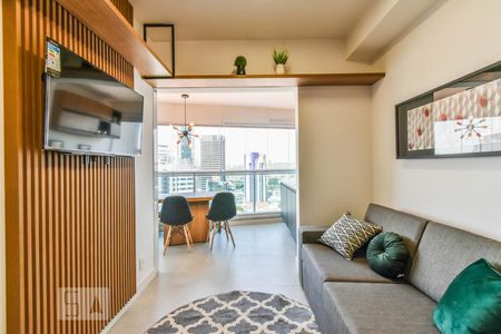 Sala de apartamento para alugar com 1 quarto, 37m² em Pinheiros, São Paulo