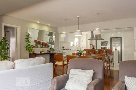 Sala de apartamento para alugar com 3 quartos, 136m² em Vila Progredior, São Paulo