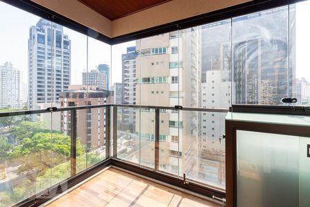 Varanda de apartamento para alugar com 1 quarto, 60m² em Jardim Paulistano, São Paulo