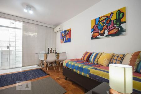 Sala de apartamento para alugar com 1 quarto, 50m² em Paineiras do Morumbi, São Paulo