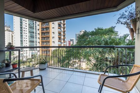 Varanda de apartamento para alugar com 3 quartos, 120m² em Campo Belo, São Paulo