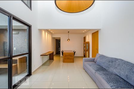 Sala de apartamento para alugar com 3 quartos, 110m² em Vila da Serra, Nova Lima