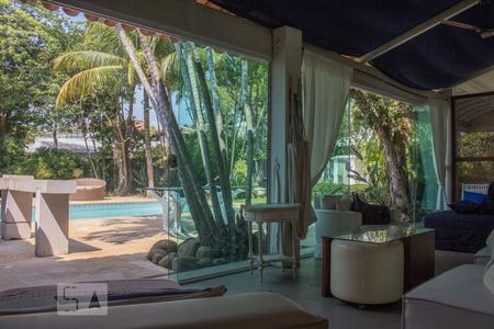 Varanda de casa de condomínio para alugar com 6 quartos, 1000m² em Barra da Tijuca, Rio de Janeiro