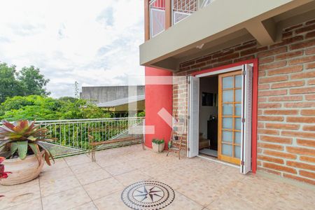 Varanda da sala de casa à venda com 3 quartos, 165m² em Santa Tereza, Porto Alegre
