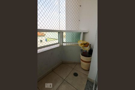Varanda da Sala  de apartamento à venda com 3 quartos, 112m² em Vila Pires, Santo André
